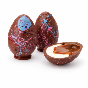 Marshmallow & Caramel Easter Egg