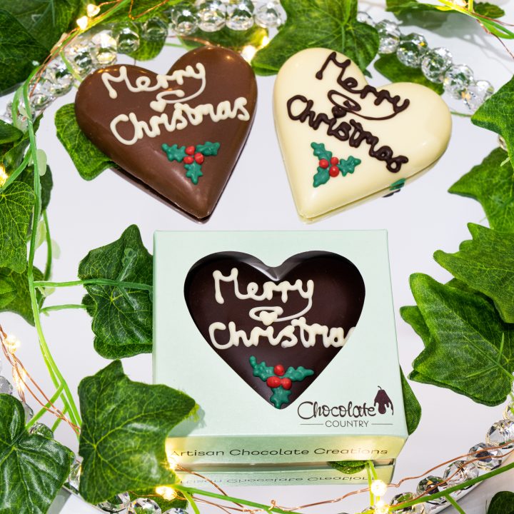 Chocolate Country Belgian Chocolate Christmas Heart